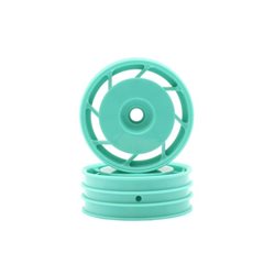 Kyosho 1:10 Ultima Front Wheels 8D 50mm (2) - Peppermint Green