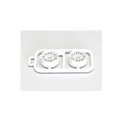 Wheels Set RE30 Kyosho Mini-Z MR03 Narrow-Offset 2.0 (2) White