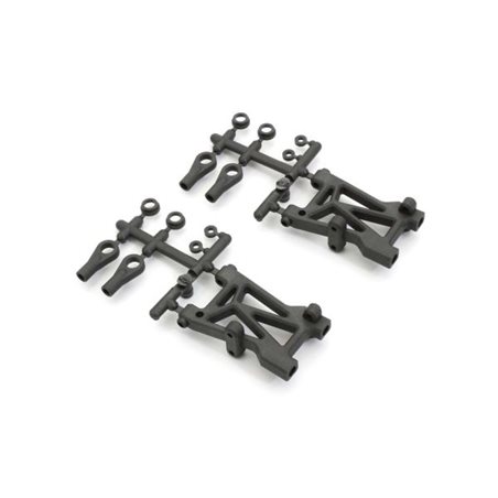 Rear Suspension Arm Set Kyosho V-One R4 (R4/R4 Evo) Hard (2)