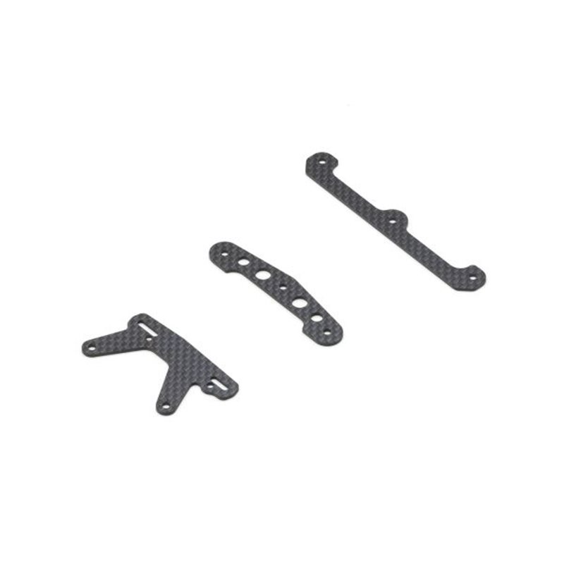 Carbon Rear Chassis Brace Set Kyosho EP Plazma MK3