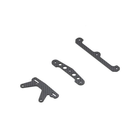 Carbon Rear Chassis Brace Set Kyosho EP Plazma MK3
