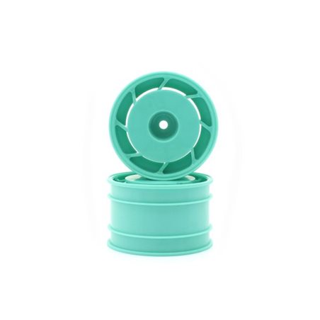 Kyosho 1:10 Ultima Rear Wheels 8D 50mm (2) - Peppermint Green