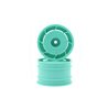 Kyosho 1:10 Ultima Rear Wheels 8D 50mm (2) - Peppermint Green