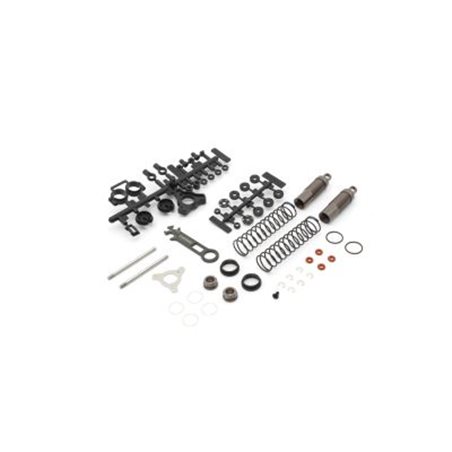 Rear Shock set Kyosho Optima Mid (2) Gun Metal
