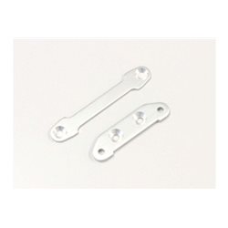Front suspension plate set Kyosho Optima (2) Silver