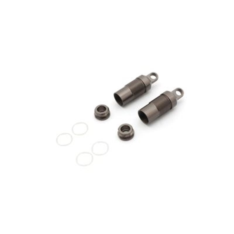 Front Shock set Kyosho Optima Mid (2) Gun Metal