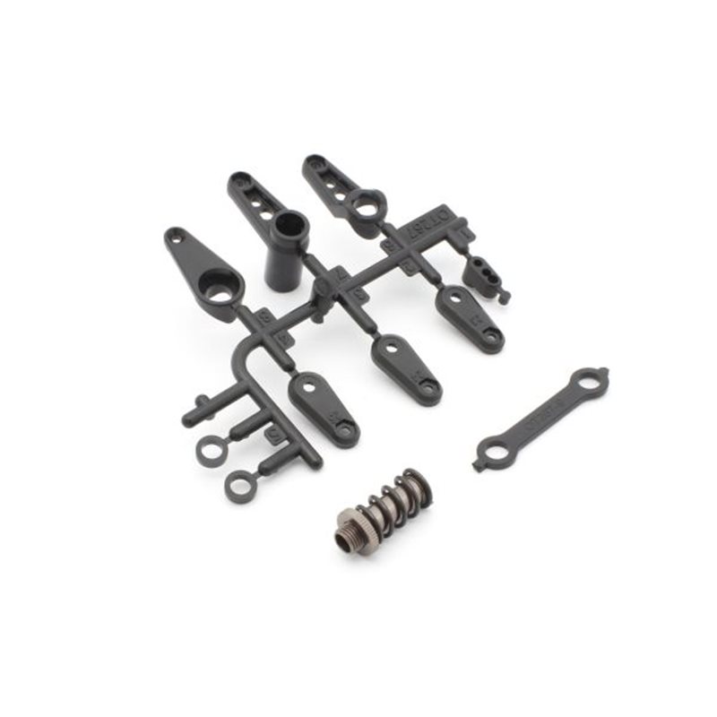 Servo Saver Set Kyosho Optima Mid - Gun Metal