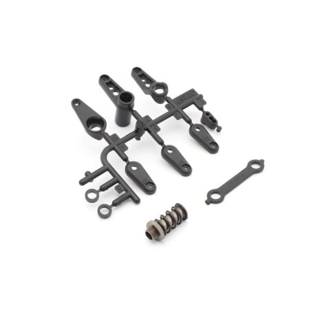Servo Saver Set Kyosho Optima Mid - Gun Metal