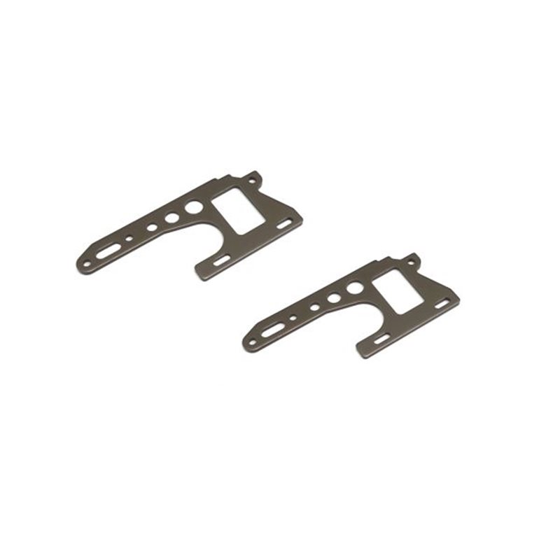 Front side plate set Kyosho Optima Pro (2) Gun Metal