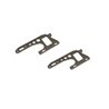 Front side plate set Kyosho Optima Pro (2) Gun Metal