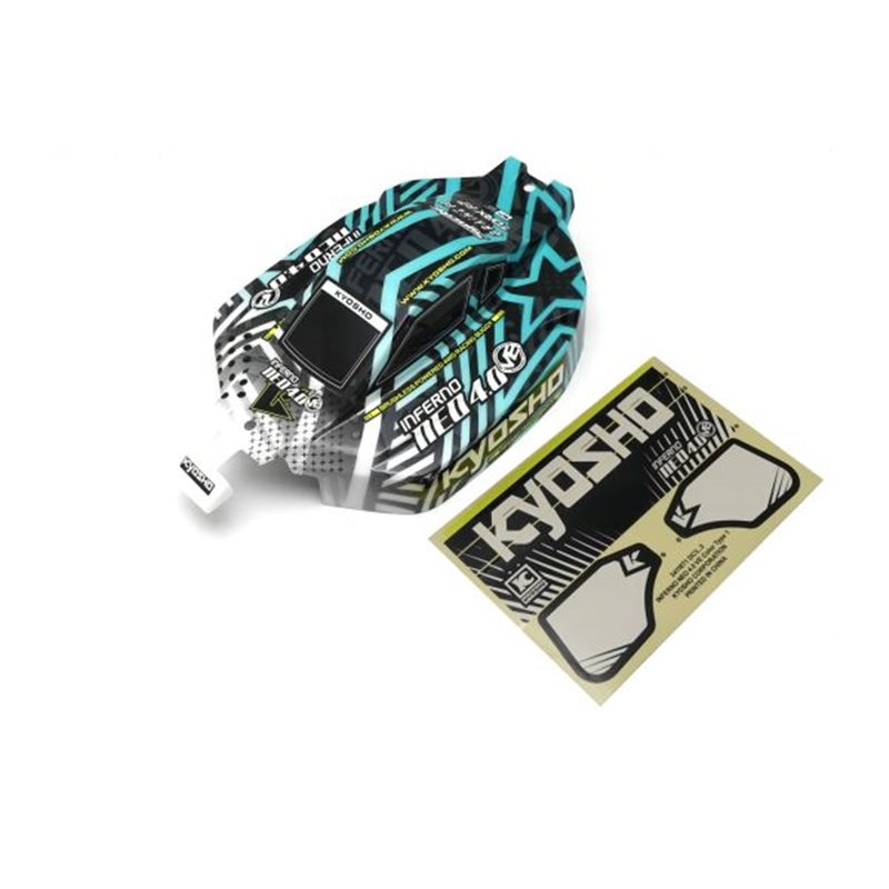 Bodyshell Kyosho 1:8 Inferno NEO 4.0 VE Type.2 (White/Gren)