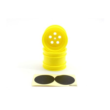 Kyosho Tomahawk Yellow Rear Wheel 1.7 inches (2)