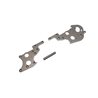 Rear side plate set Kyosho Optima Pro (2) Gun Metal