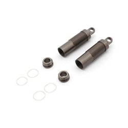 Rear Shock Case Kyosho Optima Mid (2) Gun Metal