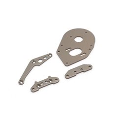 Plate Set Kyosho Optima Mid - Gun Metal