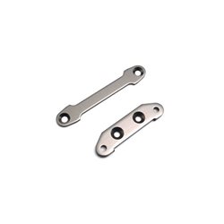 Front suspension plate set Kyosho Optima Pro (2) Gun Metal