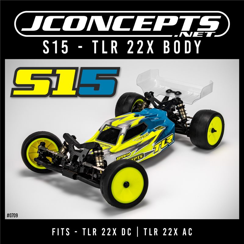 S15 - TLR 22X body w/ carpet | turf | dirt wing