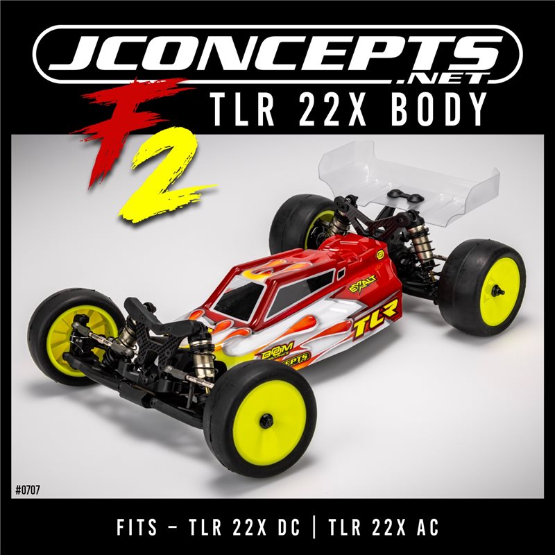 F2 - TLR 22X body w/ carpet | turf | dirt wing