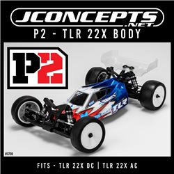 P2 - TLR 22X body w/ carpet | turf | dirt wing - light-weight