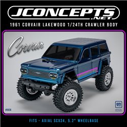 1961 Corvair Lakewood 1/24th crawler body (Fits - Axial SCX24)