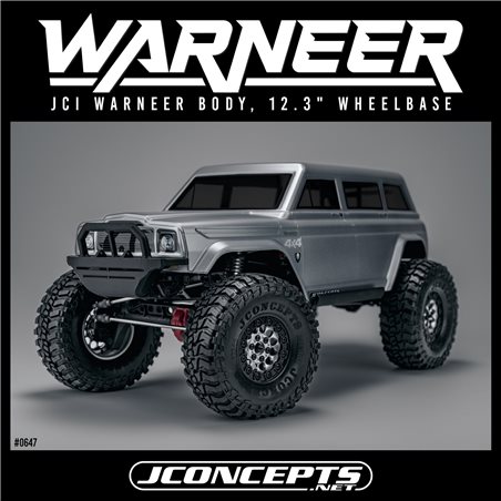 JCI Warneer tucked SUV, 12.3" wheelbase - (Fits Traxxas TRX-4 Sport, Enduro, Axial 12.3" wheelbase)