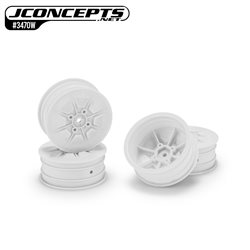 Pioneer - B74 | XB4 | L1R | 22X-4, 2.2" 4wd front wheel, white - 4pc