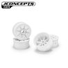 Pioneer - RC10T 2.2" narrow front wheel, white - 4pc