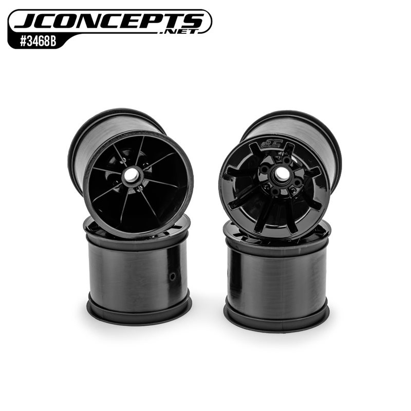 Pioneer - RC10T 2.2" wide front wheel, stealth black - 4pc