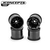 Pioneer - RC10T 2.2" wide front wheel, stealth black - 4pc