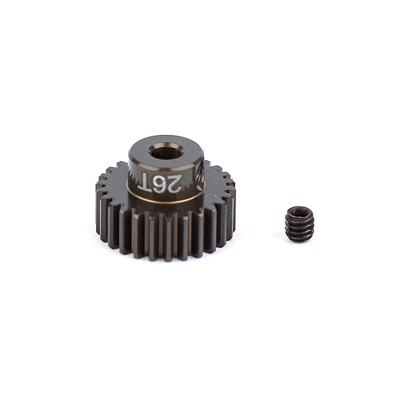 motordrev / pinion 26T 48P aluminium