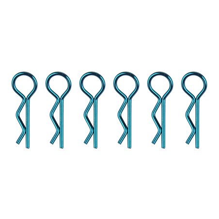 karossclips 22mm 1mm metallic blue