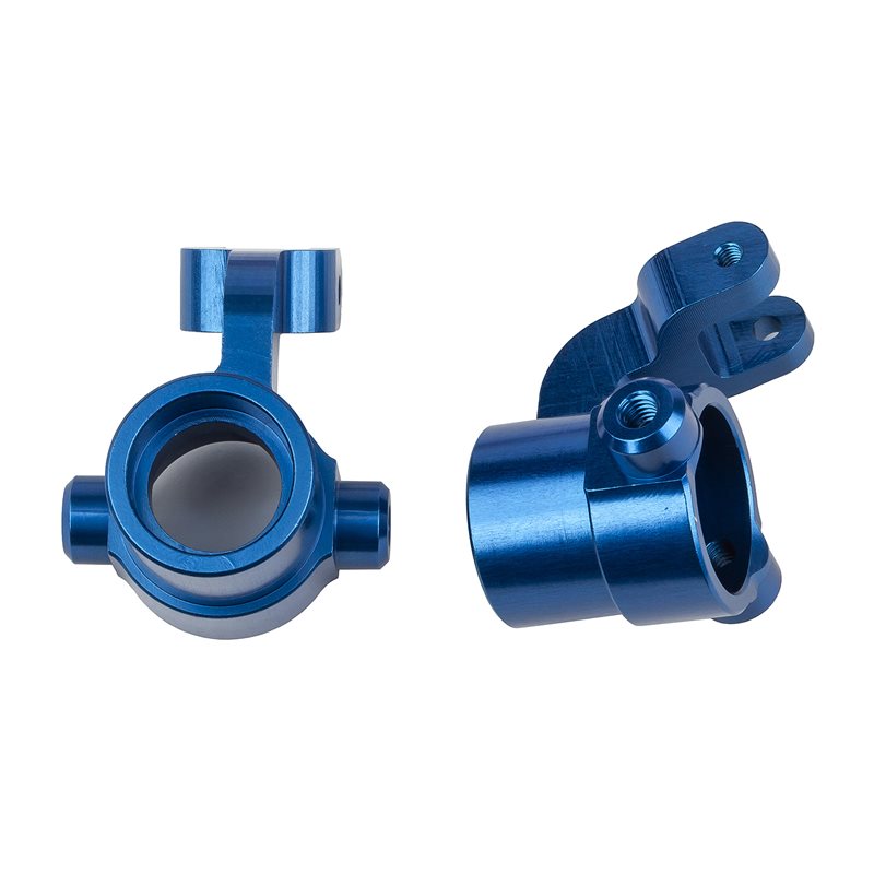 SR7 FT Steering Blocks blue aluminum