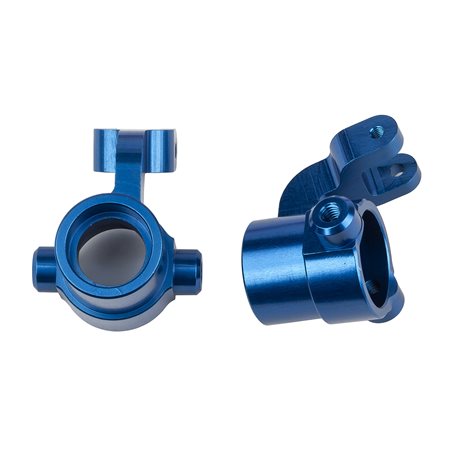 SR7 FT Steering Blocks blue aluminum