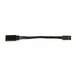 75mm Servo Wire Extension black (2.95 in)