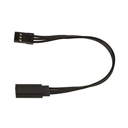 125mm Servo Wire Extension black (4.92 in)