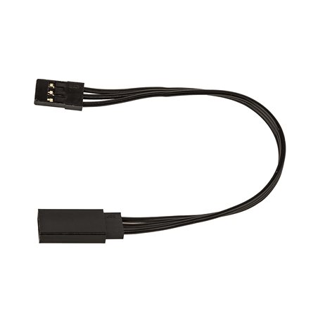 125mm Servo Wire Extension black (4.92 in)