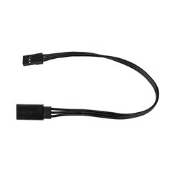 175mm Servo Wire Extension black (6.89 in)