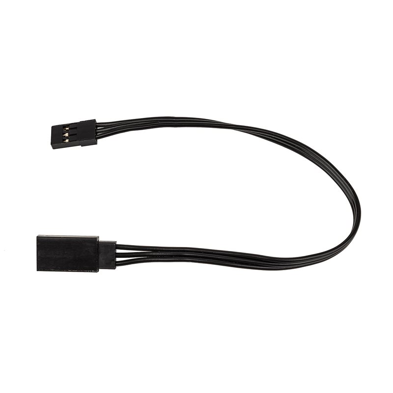 175mm Servo Wire Extension black (6.89 in)