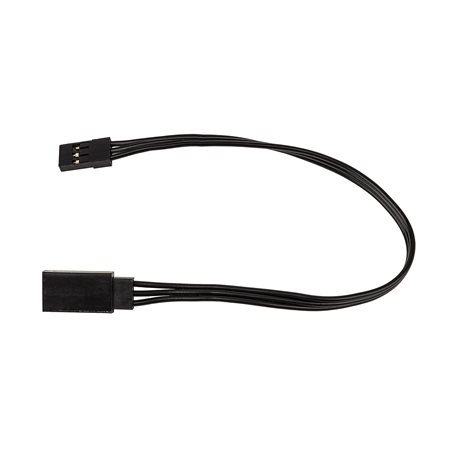 175mm Servo Wire Extension black (6.89 in)