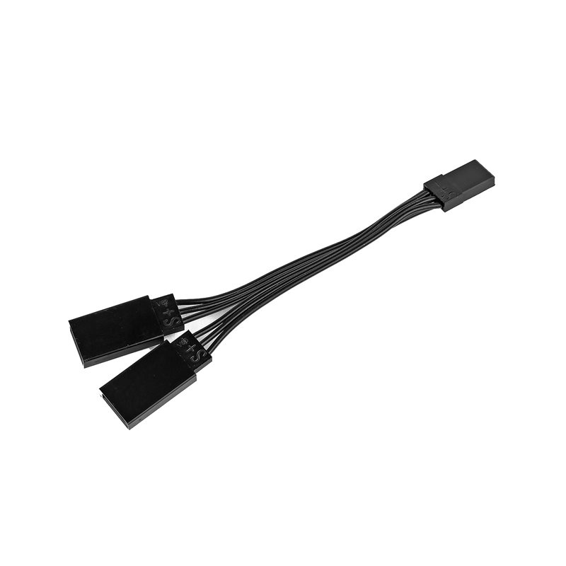95mm Y-Connector Black