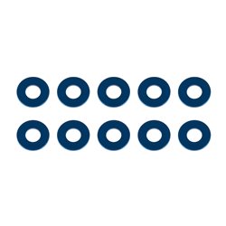 bricka 78x35x05mm aluminium blå