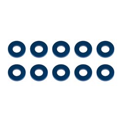 bricka 78x35x10mm aluminium blå