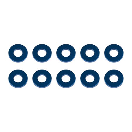 bricka 78x35x10mm aluminium blå