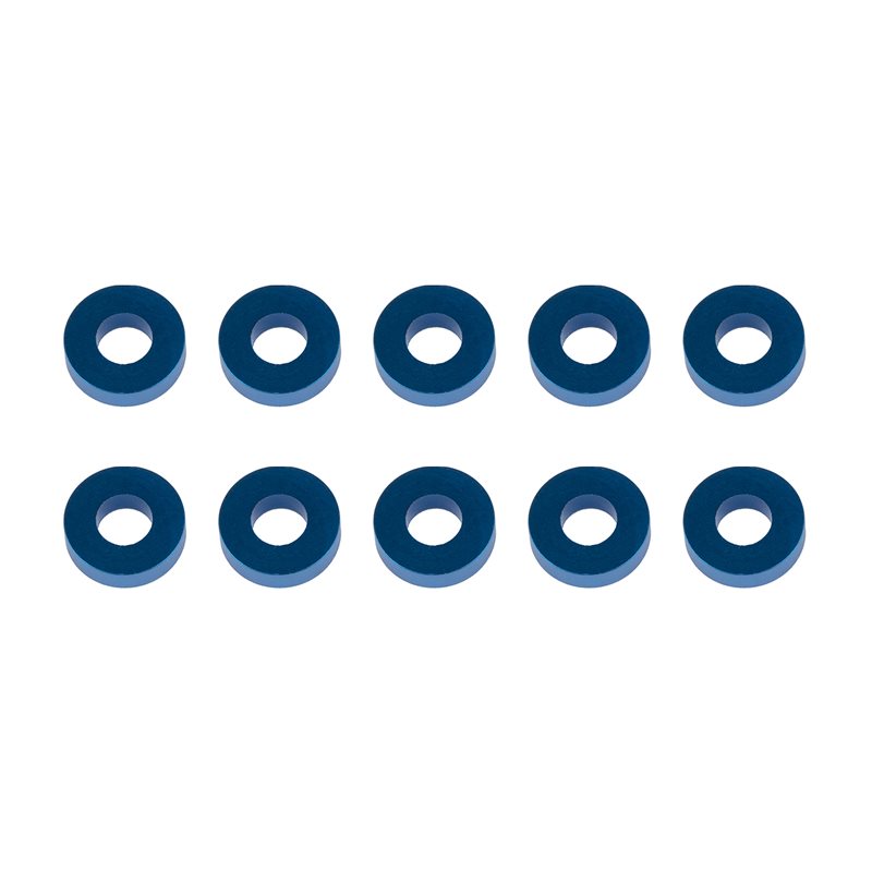 bricka 78x35x20mm aluminium blå