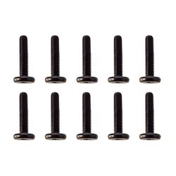 Screws M3x0.5x16mm LP SHCS black