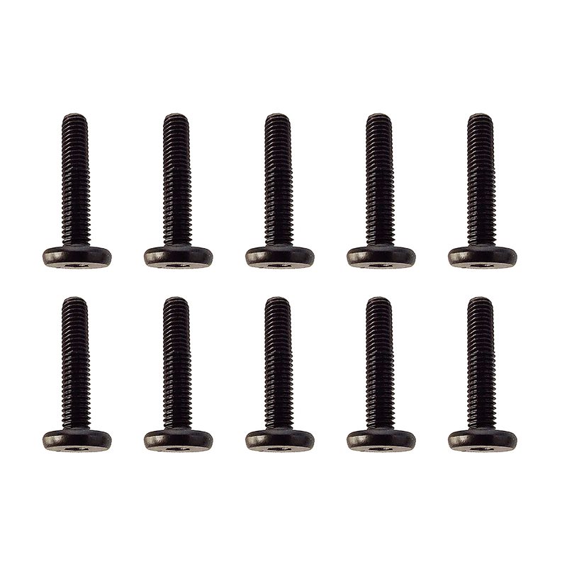 Screws M3x0.5x16mm LP SHCS black