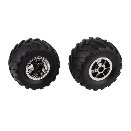 däck på fälg krom