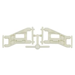 RC10 FRONT WIDE SUSPENSION ARMS WHITE