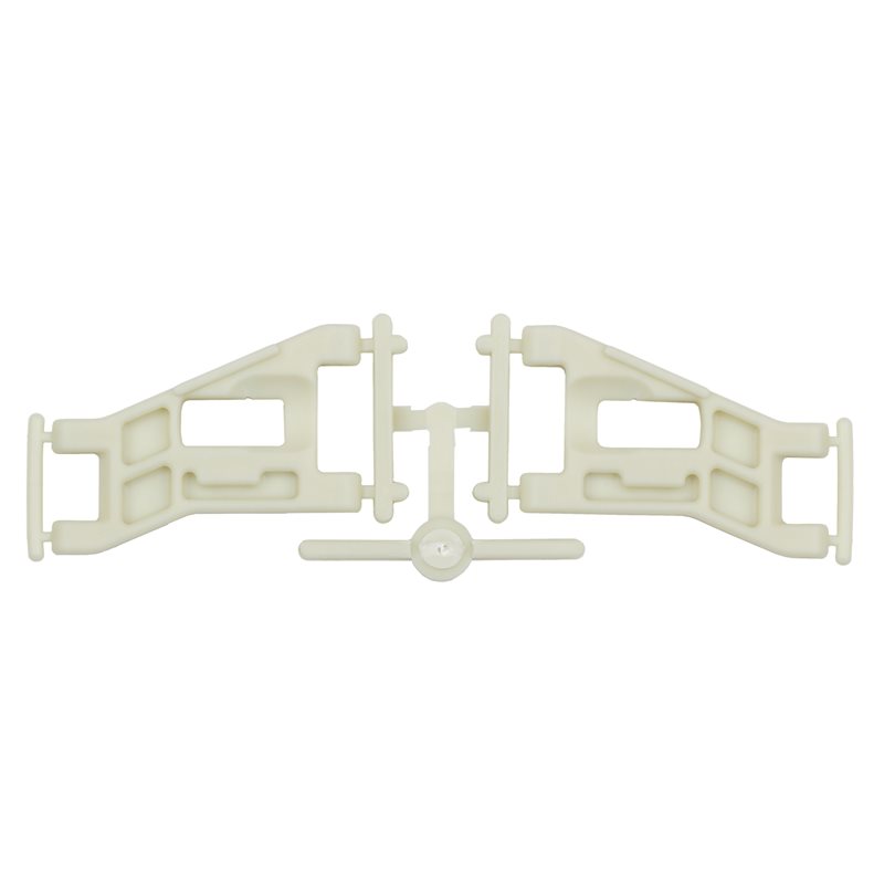 RC10 FRONT WIDE SUSPENSION ARMS WHITE