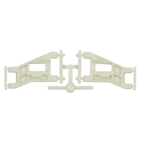 RC10 FRONT WIDE SUSPENSION ARMS WHITE